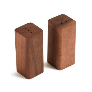 Moulins à sel et à poivre en bois d'acacia, à molette rotative, écologiques, manuels, rechargeables, lavage à la main uniquement - Product Image 1