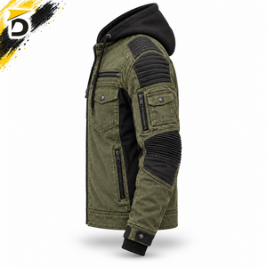 Sweat à capuche en jean Kevlar durable, doté d'une silhouette moderne, de zones renforcées et d'une construction confortable pour un usage quotidien actif. - Product Image 4