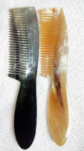 Peine para el Cabello de Cuerno de Búfalo y Cuerno de Vaca de CRAFTING CRAFTS, Hecho a Mano de Forma Sostenible y Perfecto para un Peinado sin Enredos - Product Image 3