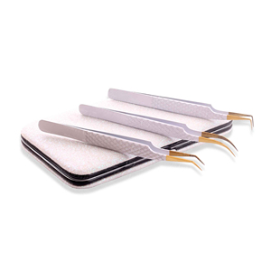 Pince à cils professionnelle en acier inoxydable à pointe fine pour extensions de cils – Outil d'extension de cils 784 - Product Image 4