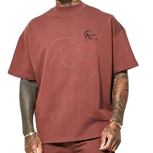 Street Wear Casual Wear Cotton Made Breathable <b>Men</b> T-<b>Shirt</b> & <b>Shorts</b> <b>Set</b> Customized Logo Design T-<b>Shirt</b> & <b>Shorts</b> <b>Set</b> - Product Image 2