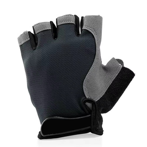 Guantes de gimnasio para fitness, medio dedo, ligeros, transpirables, de nailon, para levantamiento de pesas, ejercicios pliométricos, guantes Geo Brothers - Product Image 1