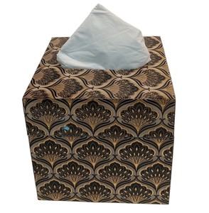 Boîte à mouchoirs en résine élégante, organiseur de mouchoirs pour un design d'intérieur moderne - Product Image 3
