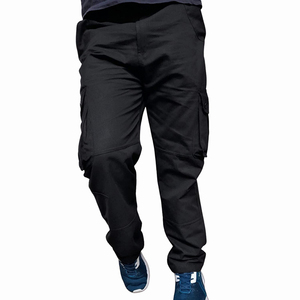 Pantalones Cargo Elegantes Deportivos con Logotipo Personalizado para Hombre, 100% Algodón, Tela de Lona, Transpirables, Ligeros, con Botones, Estilo Casual - Product Image 4