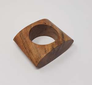 Bamboo Durable Classic Flower <b>Wreath</b> Napkin <b>Ring</b> 2.5cm Width Fruit Buckle for Party Wedding and New Year Decorations - Product Image 2