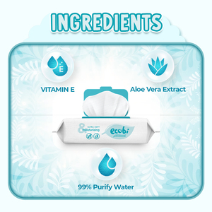 Natural <b>Baby</b> Wipes - Safe, Gentle Formula for Sensitive Skin, Ideal for Healthy <b>Baby</b> Care, Free Sample for <b>First</b>-Time Users - Product Image 2