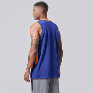 Maillots de basket respirants de haute qualité par sublimation – Maillots d'entraînement réversibles personnalisables unisexes pour équipes scolaires - Product Image 3