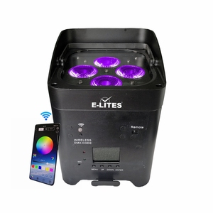 <span class=keywords><strong>ราคา</strong></span>ดี 4x18W RGBWA UV 6in1 <span class=keywords><strong>แบ</strong></span><span class=keywords><strong>ต</strong></span>เตอรี่ led ไร้สายแสงที่<span class=keywords><strong>ต</strong></span>ราไว้หุ้น dmx uplight - Product Image 3