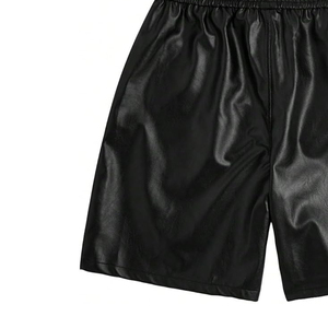 Shorts en cuir véritable pour hommes, design tendance et moderne, parfaits pour un usage décontracté – Meilleure vente - Product Image 5