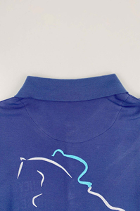 เสื้อโปโลกอล์ฟพิมพ์ลายดอกไม้แบบซับลิเมชั่น ระบายเหงื่อได้ดี รับผลิตตามแบบ OEM พร้อมโลโก้ตามสั่ง  ขั้นต่ำในการสั่งซื้อน้อย - Product Image 5