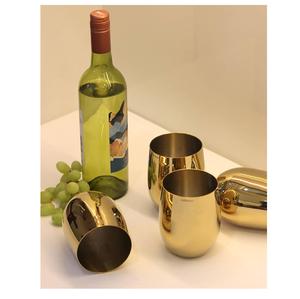 Verre à bière en laiton fait main, écologique, design classique, capacité personnalisable, vaisselle de fête par UF INTERNATIONAL crafts - Product Image 1