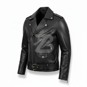 Designer Premium <b>Leather</b> Motorcycle <b>Jackets</b> for <b>Men</b>-Stylish Durable Waterproof Reversible Outerwear for Everyday Wear - Product Image 6