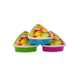 Tái Sử Dụng Bánh Pizza Tiết Kiệm Hộp Tam Giác Bánh Pho Mát Nhựa Container - Product Image 1