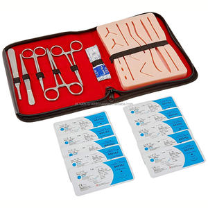 Ensemble d'instruments de dissection vétérinaires avancés ensemble de dissection d'étudiants en chirurgie mineure de 18 pièces utilisation hospitalière Kits chirurgicaux en acier - Product Image 3
