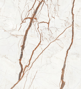 Carreaux de sol et de mur intérieurs en porcelaine Modern Golden Web Endless, texture mate solide, 60x120cm, résistants aux acides, antidérapants - Product Image 3