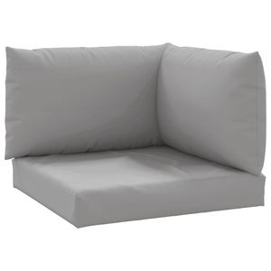 Cojines de paleta para exteriores de tela Oxford gris, 3 uds., almohadas y cojines para exteriores de calidad superior - Product Image 2