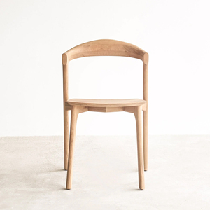 Chaises de jardin en teck massif, chaise Hirosima, mobilier de balcon et de terrasse, chaise en teck, mobilier d'extérieur, chaise de jardin en bois pour repas - Product Image 3