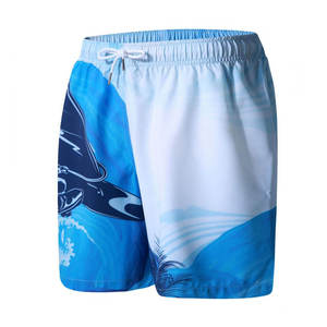 <b>Men's</b> Swim <b>Trunks</b> Quick Dry Beach Shorts Elastic Closure Swimming Shorts with Zipper Pockets and Mesh Lining - Product Image 3