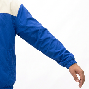 Chándal Deportivo para Hombre en Azul y Blanco con Bloques de Color, Cierre Completo, Corte Regular, Transpirable, de Poliéster, para Invierno, Estilo Urbano, Ligero - Product Image 6