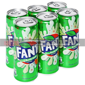 Venta al por mayor 320ml para Fanta Cream Soda Mejor precio Bebida energética carbonatada con sabor a fruta Empaquetado de botella sin azúcar - Product Image 4