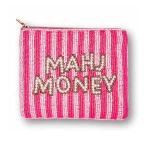 Porte-monnaie multicolore perlé fait main écologique, petite pochette de rangement perlée pour clés, argent, cartes, maquillage, cadeau pour femme - Product Image 3