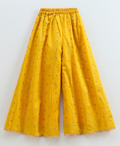 Twisha - Conjunto de Top y Pantalones Palazzo con Estampado Geométrico para Niñas, Rojo y Amarillo, 100% Poliéster, para Edades de 0 a 6 Meses y de 13 a 14 Años (TWS-XP-PLZ0129) - Product Image 4