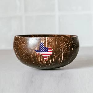 Tazón Ecológico de Cáscara de Coco Impreso en 3D, Ligero, Estilo Americano, Regalo Único para el Día de la Independencia, 4 de Julio - Product Image 4