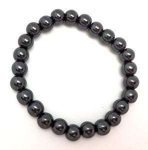 Bracelet élastique en hématite de qualité supérieure, fait main, pour femmes et hommes, pierre naturelle de guérison, vente chaude - Product Image 2