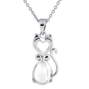 Collier en argent Sterling 925, bijoux blancs - Product Image 1