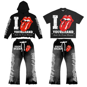 Conjunto Deportivo Unisex Equality, Sudadera con Capucha, Camiseta, Pantalones Largos, Corte Holgado, Estilo Urbano, Diseño Estampado, Estilo Adulto - Product Image 1