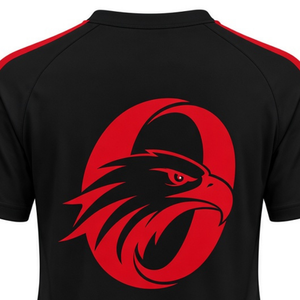 เสื้อเจอร์ซีย์เชียร์สีดำแดงแบบกำหนดเอง แขนสั้น เสื้อกีฬาประสิทธิภาพสูง ชุดทีม เสื้อทีมสำหรับฝึกซ้อมและแข่งขัน - Product Image 5