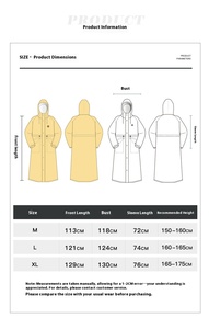Wholesale Pongee Waterproof Full-Body <strong>for</strong> <strong>Raincoat</strong> <strong>for</strong> Adults Men <strong>Women</strong> Camping Outdoor Use - Product Image 3