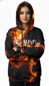 Hoodie unisexe surdimensionné de qualité supérieure pour l'hiver, avec impression intégrale, coupe décontractée, conçu pour les marques de streetwear mondiales - Product Image 2