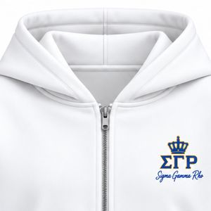 Sudadera con capucha corta de manga larga con cremallera completa para mujer, estilo casual, moda urbana, fabricante de ropa al por mayor - Product Image 3