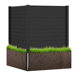 Pannelli per Recinzione per Condizionatore d'Aria Autoportante 48x48 Pollici con Picchetti Metallici per il Fissaggio al Suolo - Product Image 3