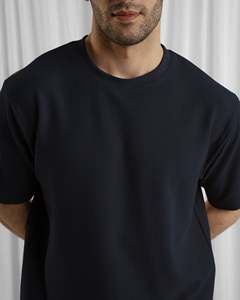 Camiseta de Manga Corta para Hombre, Algodón de Alta Densidad, Calidad Premium, Lisa, con Logotipo Personalizado, Servicio OEM - Product Image 1