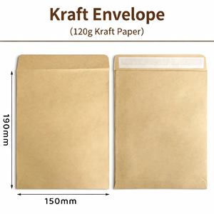 Portefeuilles en kraft imprimés par lamination, nouveaux, OEM, 9 couleurs, dimensions personnalisables, enveloppes, sacs en papier du Vietnam, emballage en carton. - Product Image 6