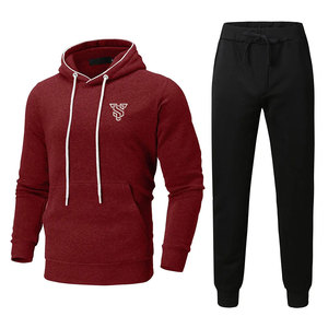 Nouveaux survêtements pour hommes de couleur unie, confortables, fabriqués en usine, vente en gros - Product Image 1