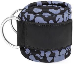 Correas de Tobillo con Anillo en D de Alta Calidad, Cierre a Presión, Protección Integral, Profesionales, Unisex, Acolchadas con Cuero Suave, para Deportes con Pesas - Product Image 6