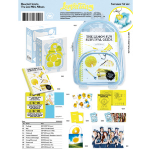 Hearts2Hearts Edición Limitada 2º Mini Álbum [Lemon Tang] Versión Kit de Verano Joyería Coleccionable Cultural Unisex de Corea del Sur - Product Image 2