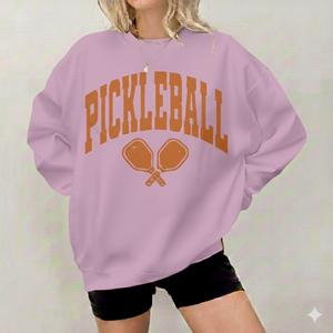 Sweat-shirt long et ample pour femme, col montant, en mélange de coton épais, confortable et décontracté, idéal pour l'hiver - Product Image 1