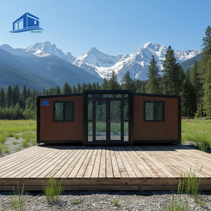 Casa Container Espandibile Ecologica, Cabina in Acciaio Durevole Espandibile Multiuso per Hotel, Resort e Alloggi per Rifugiati - Product Image 1