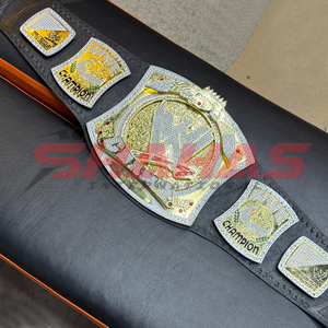 Ceinture de champion personnalisée, design sur mesure, plaquée or CNC, ceinture de champion universelle poids lourd USA, texte personnalisé, meilleure qualité - Product Image 2