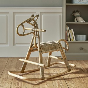 Natural rattan <b>rocking</b> horse fun riding toys for baby cheapest cost kid toy animal rocker <b>chair</b> - Product Image 5