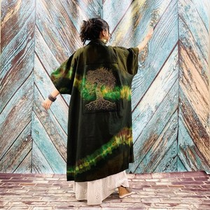 Personalizado bohemio blanco Digital estampado Floral mujer verano ropa de playa borla encaje manga larga abrigo Kimono Bata - Product Image 3