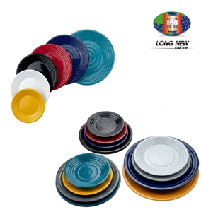 Assiettes rondes en plastique de qualité alimentaire LONGNEW pour les événements de restauration et les réunions de famille - Product Image 3