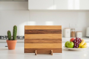 Planche à découper rectangulaire en bois écologique, grande et durable, résistante au lave-vaisselle, idéale pour les restaurants - Product Image 4