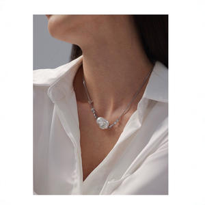 Collier de perles d'eau douce transparentes Great Roc, perles naturelles de Zhuji, diamètre de 15 mm et plus, extrêmement transparentes - Product Image 3