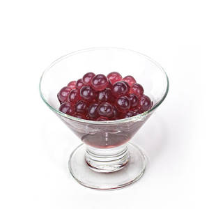 Billes de tapioca éclatantes à la framboise - pour les desserts au bubble tea et les friandises glacées - Product Image 1