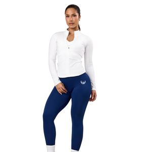 Legging d'entraînement taille haute bleu roi pour femme – Collant de sport extensible, pantalon de yoga fitness, vêtement de sport athlétique confortable - Product Image 1